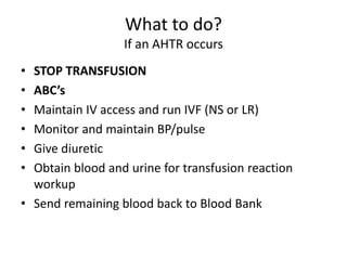 4. Blood and blood product transfusion and complications.pptx