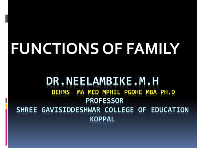 4.1.Functions of family.pptx.............. | PPT