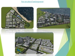 Vue sur plan d’aménagement
 