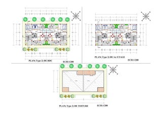O
S
E
N
PVC Ø110
P
=
1
%
PVC Ø110
P
=
1
%
8,90
2,15
11,05
10,62
21,60
6.12m 6.12m
PLAN( Type 2) DE TOITURE
11,00
ECH:1/200
F2
deco
'
F3
deco
'
deco'
deco'
1
2
3
4
5
6
7
8
9 10
11
12
13
14
15
16
1.50
1
2
3
4
5
6
7
8
9 10
11
12
13
14
15
16
1.50
4.00
3.05
4.15
2.65
2.85
2.00
3.00
4.00
2.70
2.00
4.00
2.70
4.00
4.15
4.00
4.20
1.30
12.2m²
Chambre
10.9m²
Chambre
16.8m²
Chambre
12 m²
Cuisine
10.8m²
Cuisine
5.7m²
S.D.B
5.4m²
S.D.B
22.82m²
Sejour
16.6m²
Sejour
5.7m²
Hall
11.86m²
Jardin
terrasse
5.84 m²
Jardin
5.50
4.15
2.00
2.85
1.30
B
B
A
B
B
B
B
A
B
B
O
S
E
N
A
30 71 1,20 99 30 1,39 1,20 1,56 30 1,13 80 92 30 79 80 30
96 60 1,20 1,35 1,00 30 1,02 1,20 68 30
21,60
30 2,90 3012 1,20 18 2,40 25 30 1,20 1,65 30 1,35 1,20 3014 2,40 29 1,20 1230 2,90 30
3,20 4,45 3,15 2,85 4,45 3,20
30
4,00
30
4,00
30
1,85
30
30
4,00
30
4,00
30
1,85
30
4,30
4,30
2,15
11,05
PLAN( Type 2) DE 1er ETAGE
ECH:1/200
F2
deco'
F3
deco'
deco'
deco'
1
2
3
4
5
6
7
8
9 10
11
12
13
14
15
16
1.50
1
2
3
4
5
6
7
8
9 10
11
12
13
14
15
16
1.50
4.00
3.05
4.15
2.65
2.85
2.00
3.00
4.00
2.70
2.00
4.00
2.70
4.00
4.15
4.00
4.20
1.30
12.2m²
Chambre
10.9m²
Chambre
16.8m²
Chambre
12 m²
Cuisine
10.8m²
Cuisine
5.7m²
S.D.B
5.4m²
S.D.B
22.82m²
Sejour
16.6m²
Sejour
5.7m²
Hall
11.86m²
Jardin
14.6m²
5.84 m²
Jardin
5.50
4.15
2.00
2.85
1.30
B
B
A
B
B
B
B
A
B
B
O
S
E
N
A
30 71 1,20 99 30 1,39 1,20 1,56 30 1,13 80 92 30 79 80 30
96 60 1,20 1,35 1,00 30 1,02 1,20 68 30
21,60
30 2,90 3012 1,20 18 2,40 25 30 1,20 1,65 30 1,35 1,20 3014 2,40 29 1,20 1230 2,90 30
3,20 4,45 3,15 2,85 4,45 3,20
30
4,00
30
4,00
30
1,85
30
11,05
30
4,00
30
4,00
30
1,85
30
4,30
4,30
2,15
11,05
21,60
PLAN( Type 2) DE RDC ECH:1/200
3,20 4,45 3,15 2,85 4,45 3,20
4,30
4,30
2,15
3,20 4,45 3,15 2,85 4,45 3,20
4,30
4,30
2,15
11.05
terrasse
2,00
2,00
7,30
2,70
terrasse terrasse
2,00
7,31 6,59
2,00
14.6m²
2,85
3,20
8.70m²
8.70m²
6,60
2,90
8.6m²
8.6m²
 