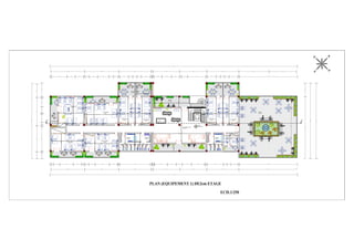 22.50
8.00 9.50
73.40
9.00 8.10
5,49 45 2,59 1,30 1,21 1,30 2,65 45
10.00 10.25 9.50 60 8.00
4.00
8.40
7.80
2.00
10.00 10.25 9.50 60 8.00 9,50
73.40
22.50
8.00
22.50
45 4,60 2,40 2,51 45 2,40 3,42 1,30 1,42 45 2,59 1,30 1,23 1,28 2,69 45 15 45 2,38 2,83 2,40 56 1,76
45
3,86
2,79
1,80
2,58
3,86
45
15
45
9,09
45
22
2,40
4,29
1,80
45
69
2,40
4,01
1,80
45 65
45
7,30
45
2,40
40
1,80
2,56
45
1,80
78
1,25
4,01
14
1,05
4,01
17.18
18,38
17,18
17.10
45 1,20
1,05
34 4,78 2,08
6.23
9.95
8.23
1
2
3
4
5
6
7
8
10
11
12
13
14
16
17
18
20
21
22
19
1.40
0.30
1.40
9
15
23 2.11
deco' deco'
deco' deco'
deco'
deco'
5
4
3
2 1 1
6
6
2
3
4
5
5
4
3
2 1 1
6
6
2
3
4
5
60m²
dortoire 9place
8.23
7.41
4.50
5.08
9.69
5.08
9.92
60m²
dortoire 9place
8.23
4.50
37m²
dortoire 6place
37m²
dortoire 6place
49.2m²
dortoire 8place 49.6m²
dortoire 8place
4.63
5.08
Douche
23.52 m²
4.63
5.08
Sanitaire
23.52 m²
Hall +Espace de jeu
160.50m²
10.28
15.61
8.23
4.50 307 m²
Terrasse
37m²
dortoire 6place
37m²
dortoire 6place
4.50
8.23
4.63
5.08
Douche
23.52 m²
3.58
4.42
15.74m²
dortoire 3place
2.17
3.19
10.73
3.86
4.68
Terrasse
17.40m²
Terrasse
17.40m²
Terrasse
33.17m²
2.13
deco'
deco'
deco'
deco'
O
S E
N
18,08
9.00
PLAN (EQUIPEMENT 1) DE2em ETAGE
ECH:1/250
A A
 