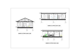2.20
0.75
2.20
1.19
1.20
+0.00
+3.06
0.50
séjour séjour
SDB
SDB
0.66
COUPE A-A (TYPE 3) ECH 1/100
2.20
0.66
2.20
0.75
+0.00
+3.06
0.50
chambre
jardin
hall
2.86
COUPE B-B (TYPE 3) ECH 1/100
COUPE A-A (TYPE 4) ECH 1/100
+0.00
+3.06
0.66
2.20
1.25
1.30
2.20
1.20
2.86
0.85
1.67
séjour
chambre
2.88
 