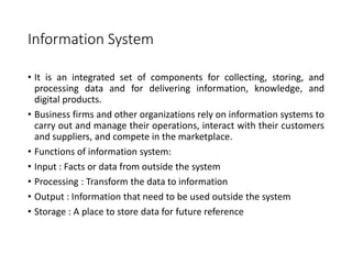 4.Computer Based information system pptx | PPTX | IT and Internet ...