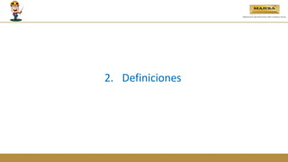 2. Definiciones
 