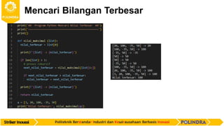 Materi Rekrusif dengan Python PPTX (materi kuliah) | PPTX