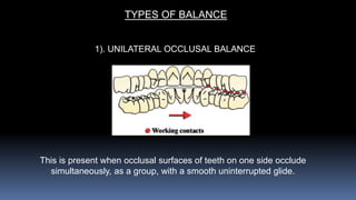 4. BALANCED OCCLUSION balanced occlusion | PPTX