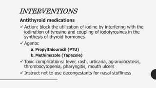 Ptu Rash THYROID-PARATHYROID medical surgical nursing | PPTX