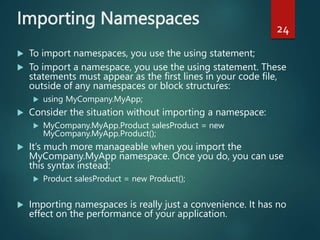 4. Types, Objects and NameSPACES in. Net.pptx