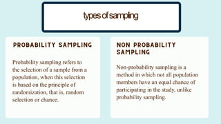 Notes on SAMPLING and its types with examples.pptx