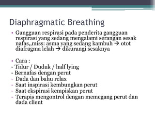 Tutorial Bernafas BREATHING EXERCISE BREATHING EXERCISE BREATHING EXERCISE | PPTX