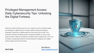 Daily Cybersecurity Tips and Tricks with solutions | PPTX