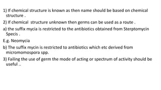 ANTIBIOTICS-Introduction and Classification | PPTX