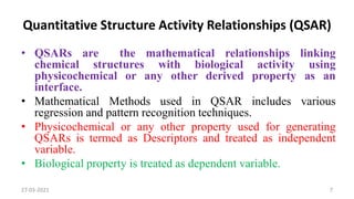 Qsar Methods 4. Virtual screening for drug discovery.pptx