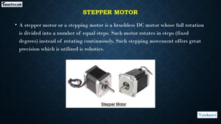 4. Working with different Actuators System - Dc Motor, Servo, and