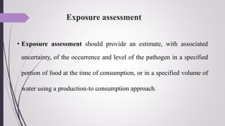 4. MICROBIOLOGICAL RISK ASSESSMENT ON FOODBORNE PATHOGENS (3rd semester ...