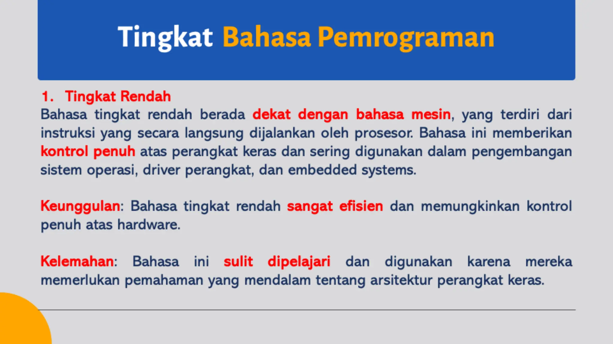 Dasar-Dasar Pemrograman - 4 Bahasa Pemrograman C | PPT | Free Download
