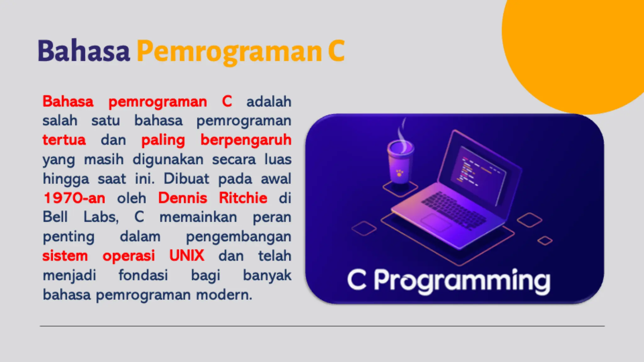 Dasar-Dasar Pemrograman - 4 Bahasa Pemrograman C | PPT | Free Download