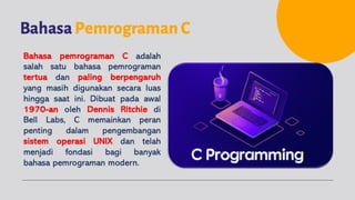 Dasar-Dasar Pemrograman - 4 Bahasa Pemrograman C | PDF