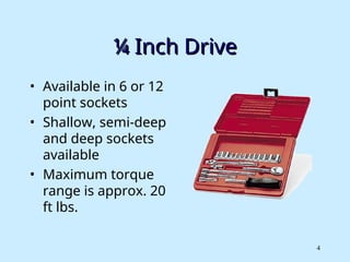 4 Inch Point Source Driver Basic Hand Tools in Automotive Technology.ppt