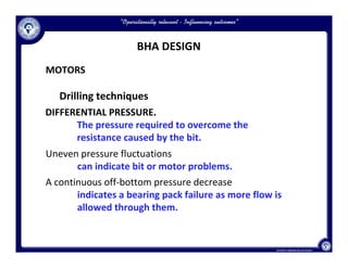 Oil Rig Bha Bottom Hole Assembly Design for downhole drilling of oil and gas wells ...