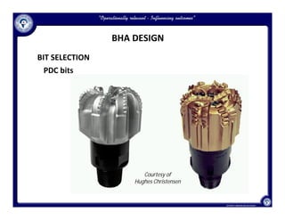 Bottom Hole Assembly Design for downhole drilling of oil and gas wells ...