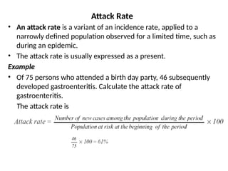 4. Epidemiological measurments 1.nnnnnnnnnnnnnnnnnnnnpptx | PPTX