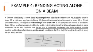 Structural Analysis & Design - Timber design | PDF