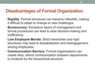 4.Organising The presentation focuses on organizing in management ...