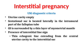 4.ECTOPIC PREGNANCY(0) bleeding in early pregnancy | PPTX