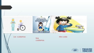 Los cuidamos
Nos
cuidamos
Me cuido
 