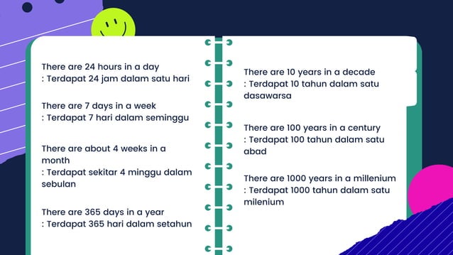 Calendar Vocabulary Material For Children Pdf