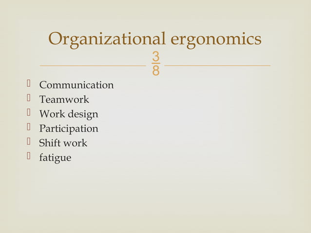 Introduction To Ergonomics Lecturs 1 A Pptx
