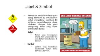 Label B3 Rak Pengelolaan B3 dan limbah B3 dengan gambar.pptx