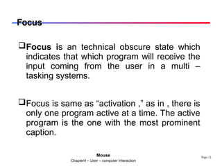4. User Computer Interface lecture slide | PPT