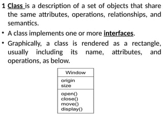 objects and design in unified modelling language | PPTX