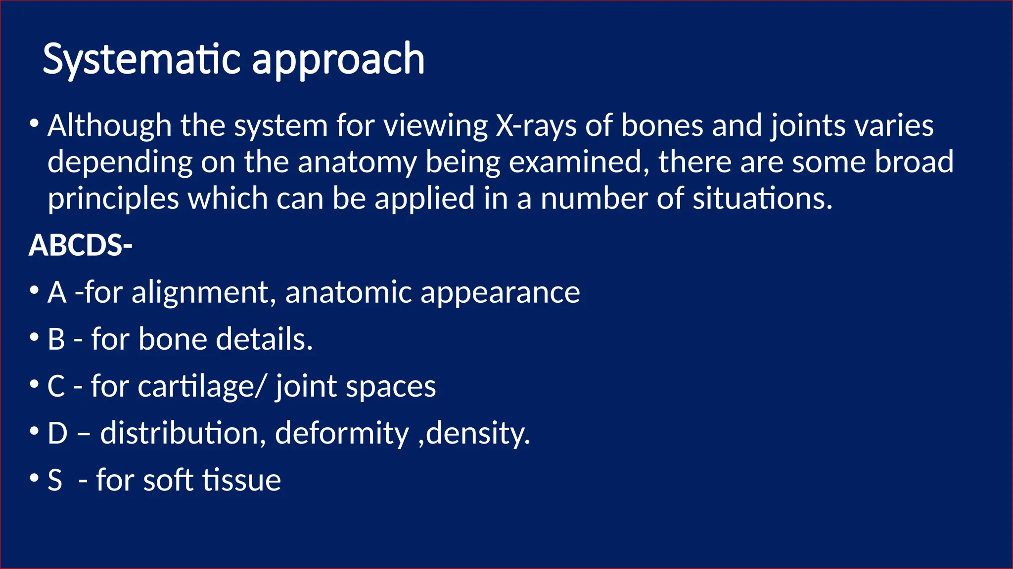 4. Musculoskeletal X ray For health student | PPTX