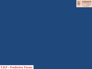 4. CD- Unit2 - Predictive Parsers i.pptx
