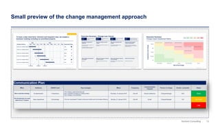 13
Domont Consulting
Small preview of the change management approach
 