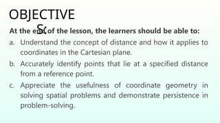 4. distance formula.pptx mathematics g8 | PPTX
