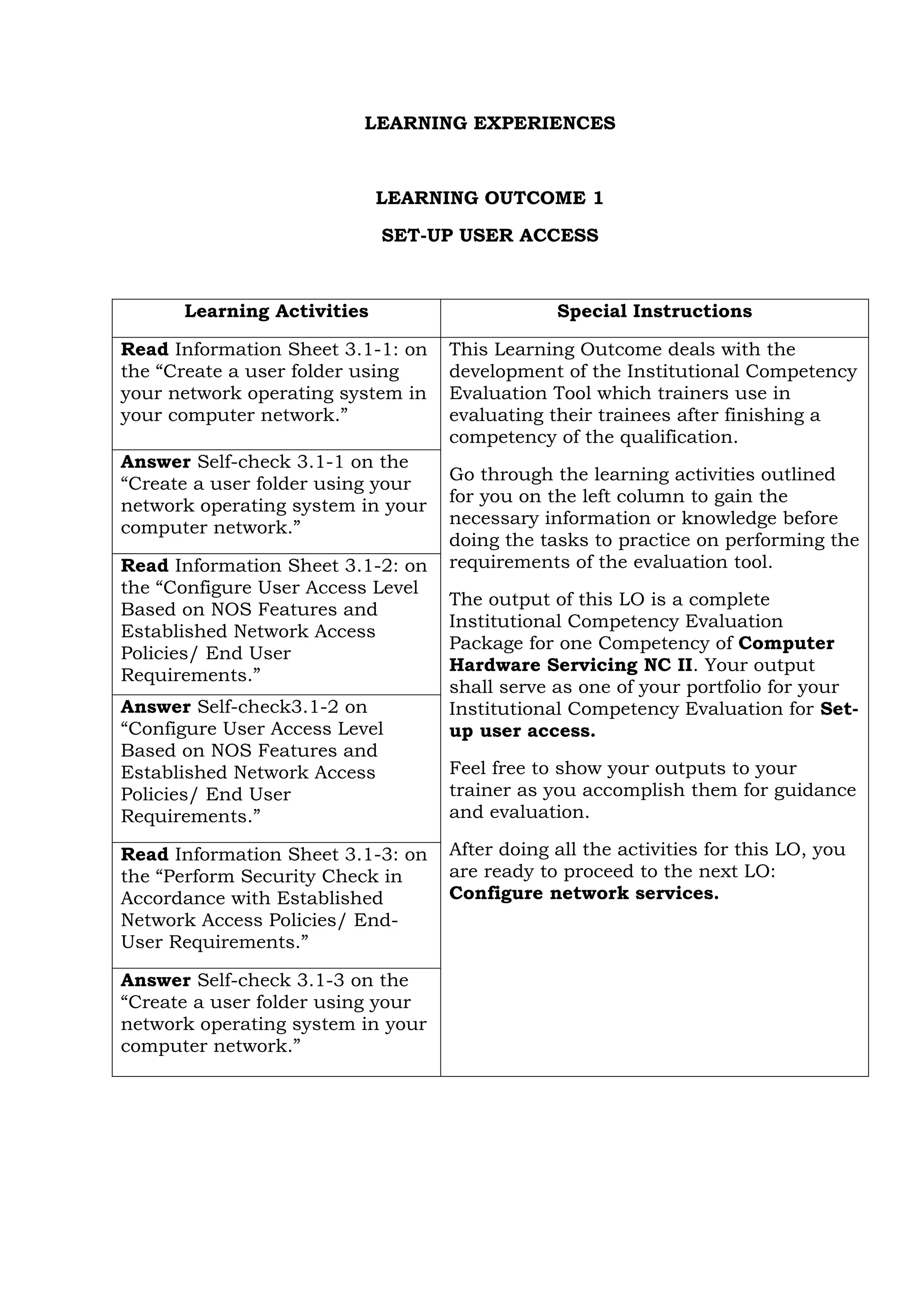 TMC Book CBLM Of Computer System servicing | DOCX
