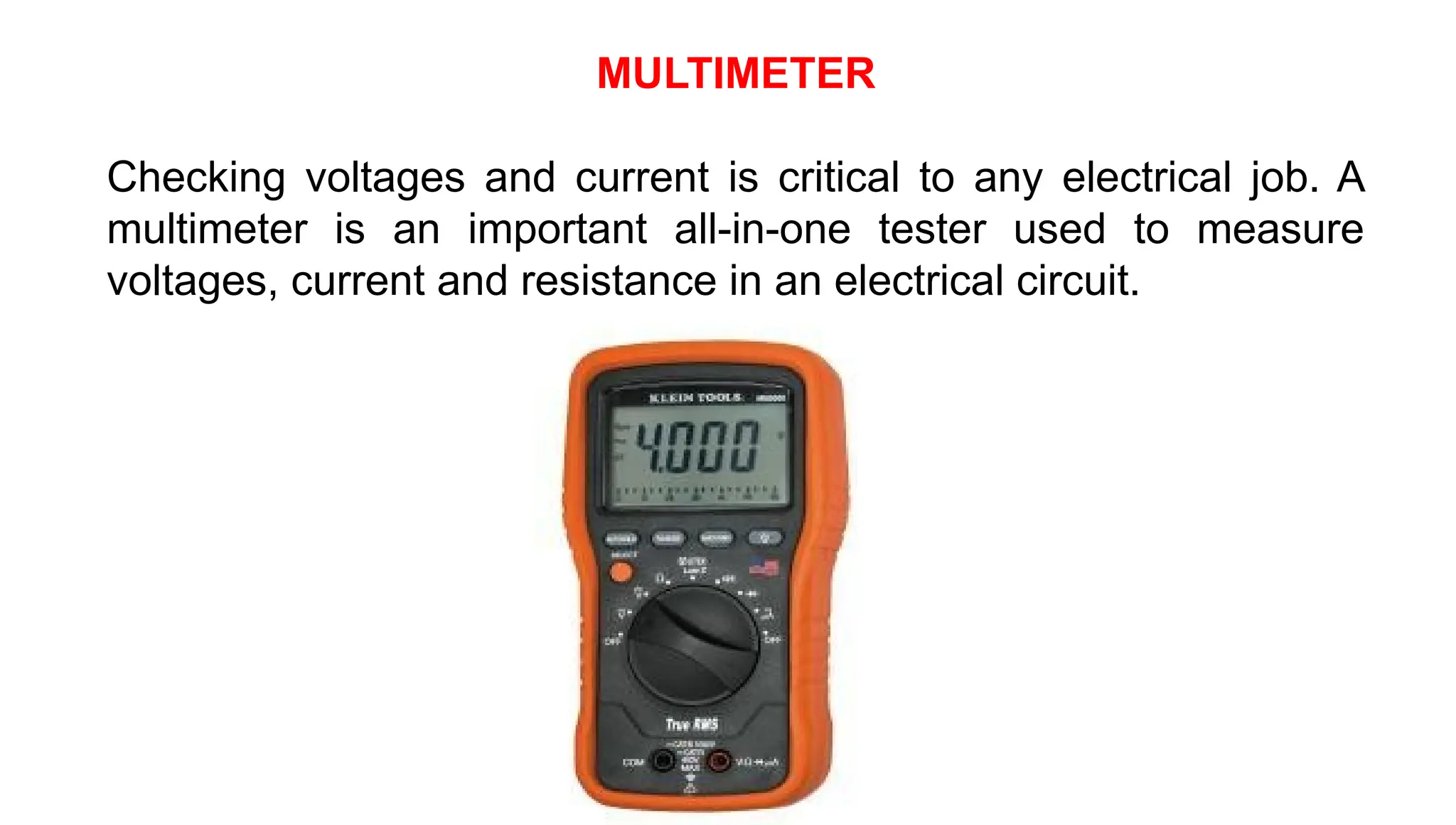 House wiring - Tools and components in Electrical Engineering | PPTX