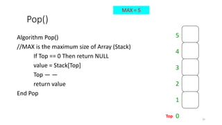 4. Stacks - Applications.algorithm.slides | PDF
