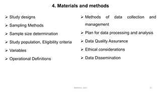 4. MAJOR COMPONENTS of proposal.pdf in research | PDF