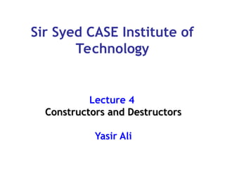 4. Constructors+Destructors.ppt C++ object oriented programming | PPT