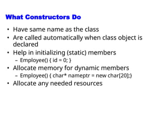 4. Constructors+Destructors.ppt C++ object oriented programming | PPT