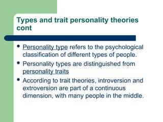 4. Personality power points, traits influence on the psychology | PPT