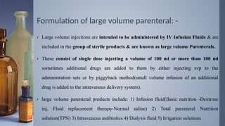 industrial pharmacy unit IV Parenteral Products.pptx