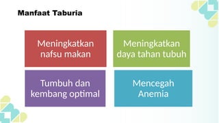 Taburia Program Pemberian Taburia Untuk balita gizi kurang | PPTX