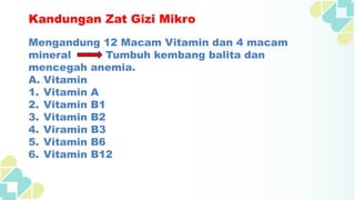 Taburia Program Pemberian Taburia Untuk balita gizi kurang | PPTX