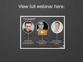 View full webinar here:!
 
